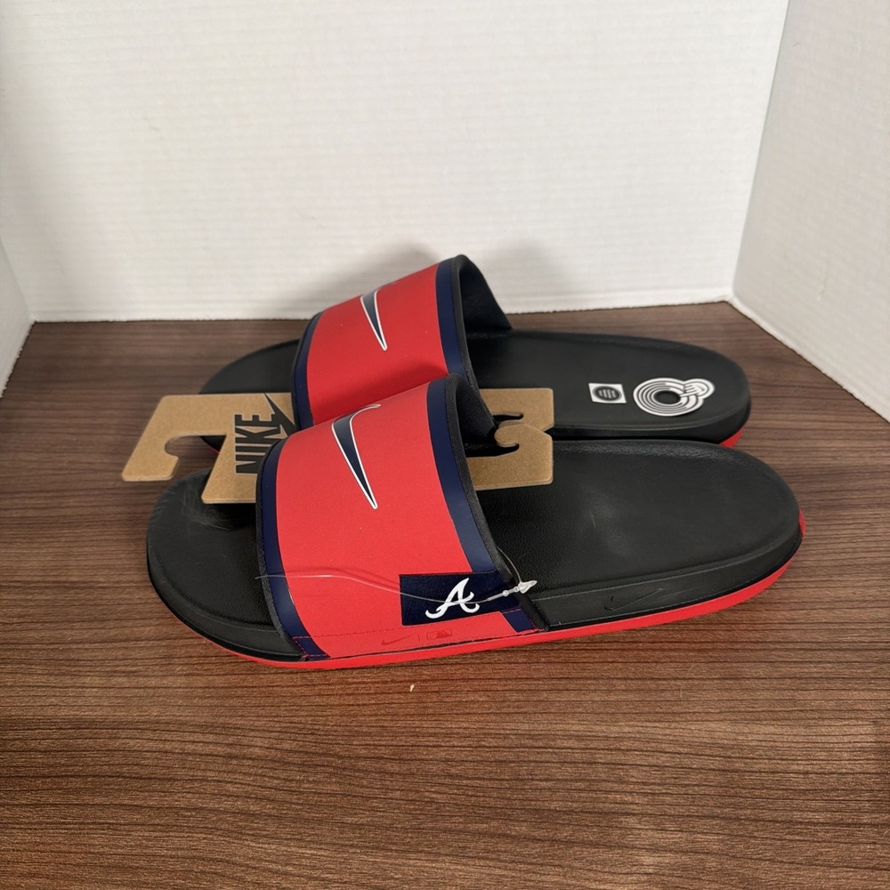 Nike Offcourt Slide x MLB 'Atlanta Braves' FN2695-600 size 9